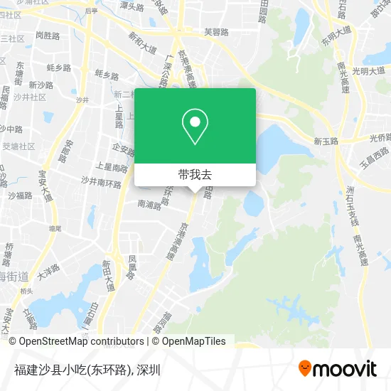 福建沙县小吃(东环路)地图
