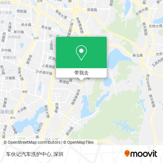 车伙记汽车洗护中心地图