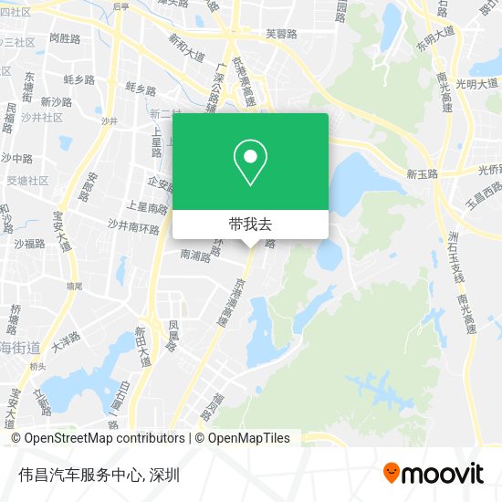 伟昌汽车服务中心地图