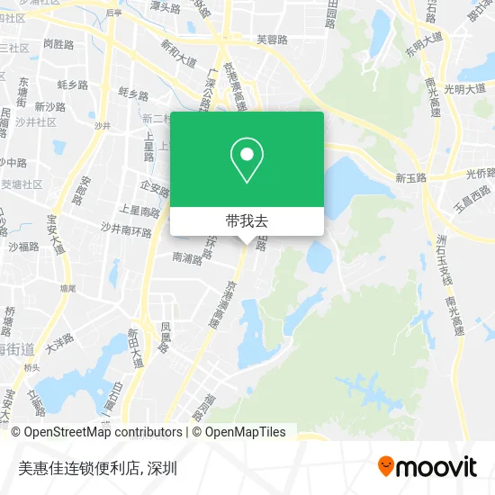 美惠佳连锁便利店地图