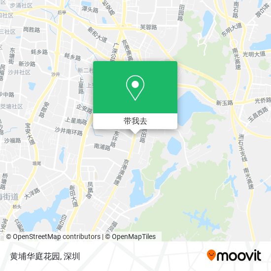黄埔华庭花园地图