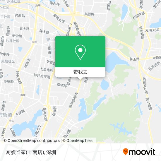 厨嫂当家(上南店)地图