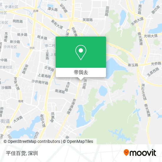 平佳百货地图