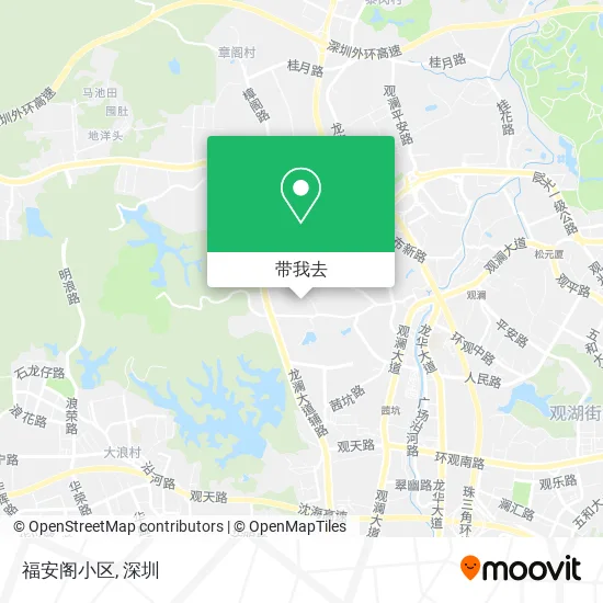 福安阁小区地图