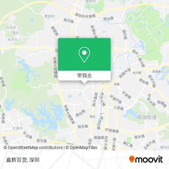 鑫辉百货地图