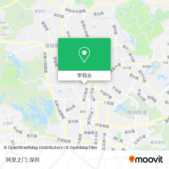 阿里之门地图