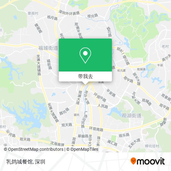 乳鸽城餐馆地图