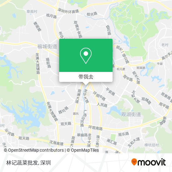 林记蔬菜批发地图