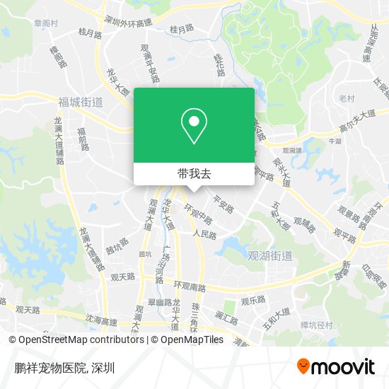 鹏祥宠物医院地图
