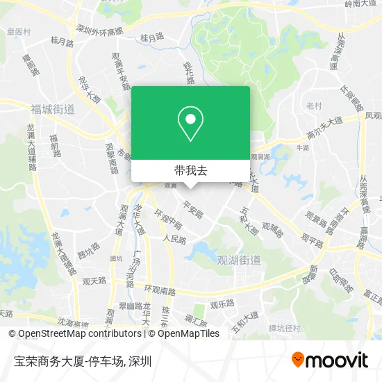 宝荣商务大厦-停车场地图