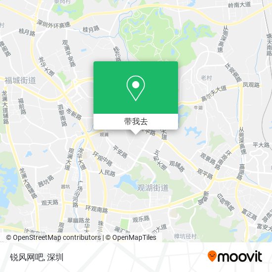 锐风网吧地图