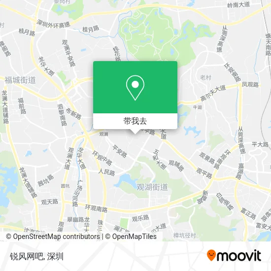 锐风网吧地图