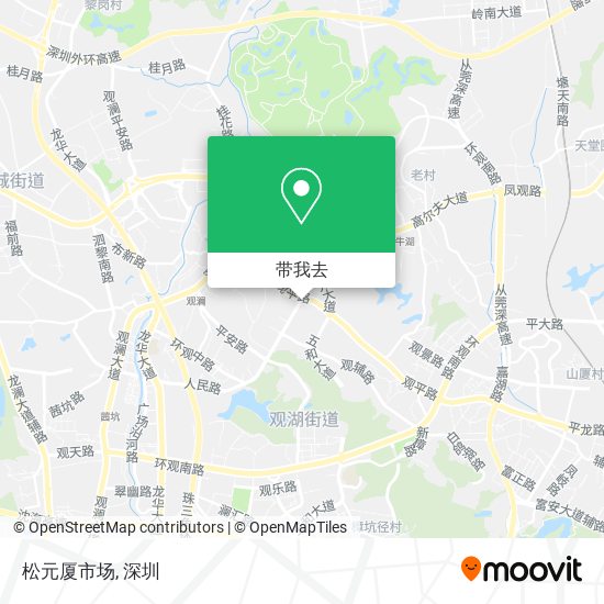 松元厦市场地图
