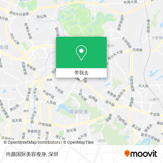 尚颜国际美容瘦身地图