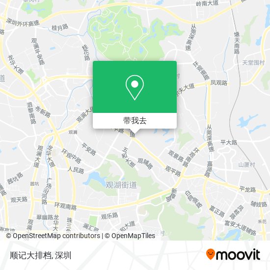 顺记大排档地图