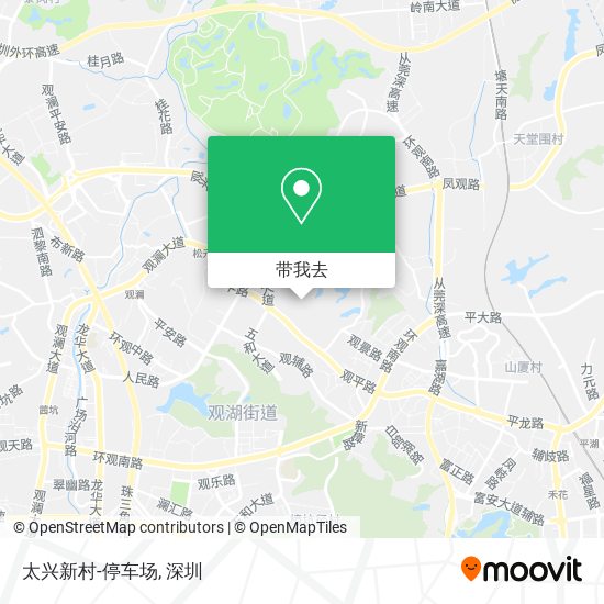 太兴新村-停车场地图