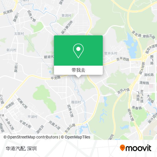 华港汽配地图