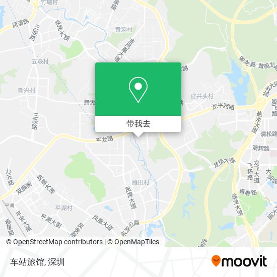 车站旅馆地图