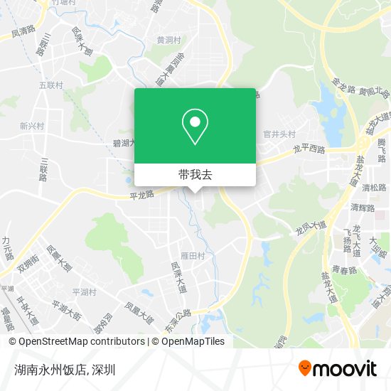 湖南永州饭店地图
