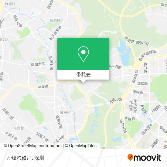 万烽汽修厂地图