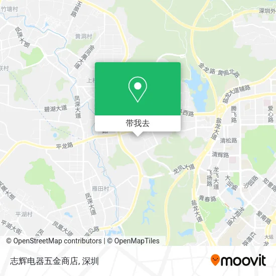 志辉电器五金商店地图
