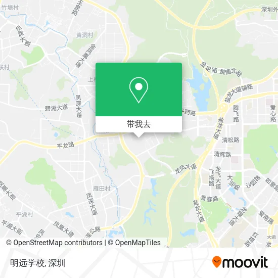 明远学校地图