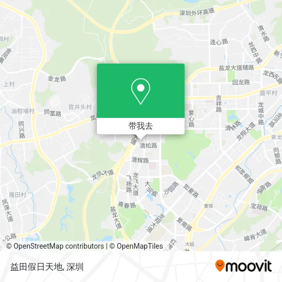益田假日天地地图