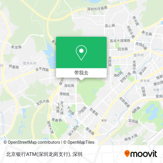 北京银行ATM(深圳龙岗支行)地图