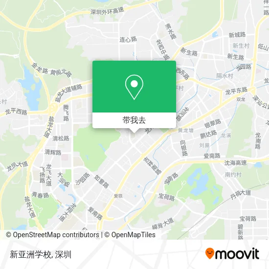 新亚洲学校地图