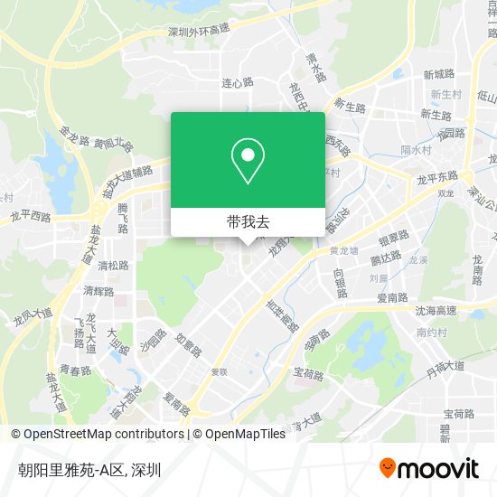 朝阳里雅苑-A区地图