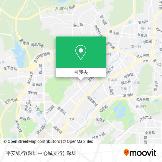 平安银行(深圳中心城支行)地图