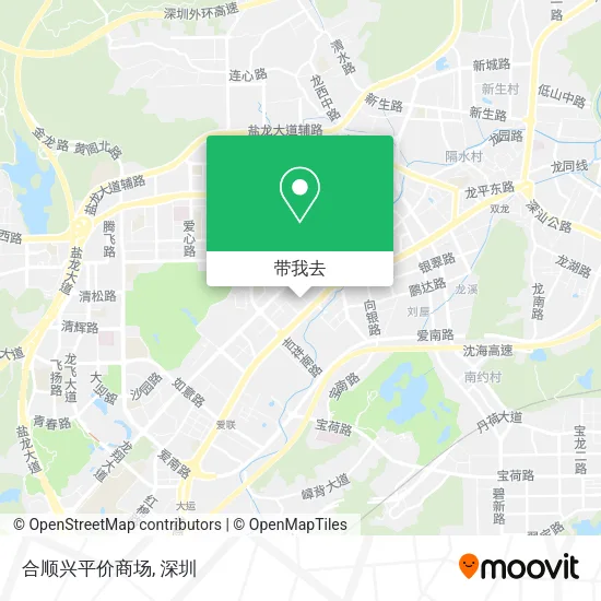 合顺兴平价商场地图