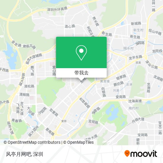风亭月网吧地图