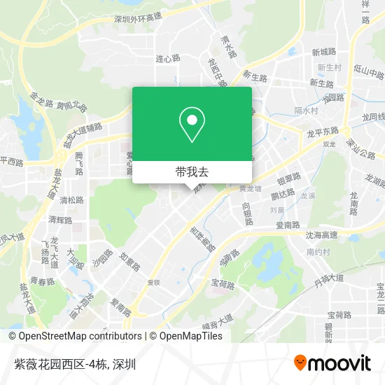 紫薇花园西区-4栋地图