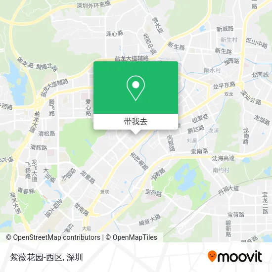 紫薇花园-西区地图