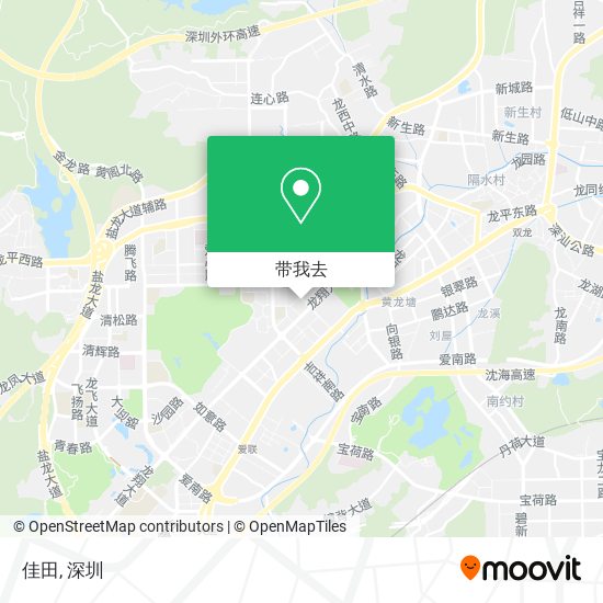 佳田地图