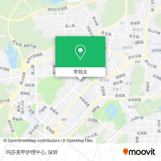 玛莎美甲护理中心地图