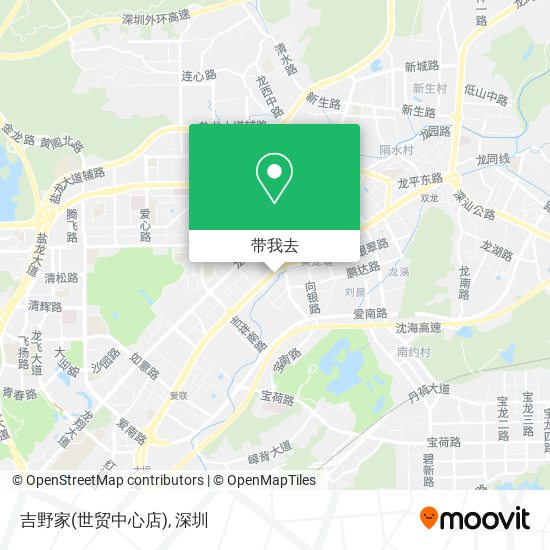 吉野家(世贸中心店)地图