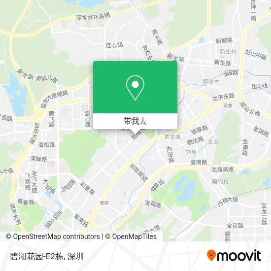碧湖花园-E2栋地图