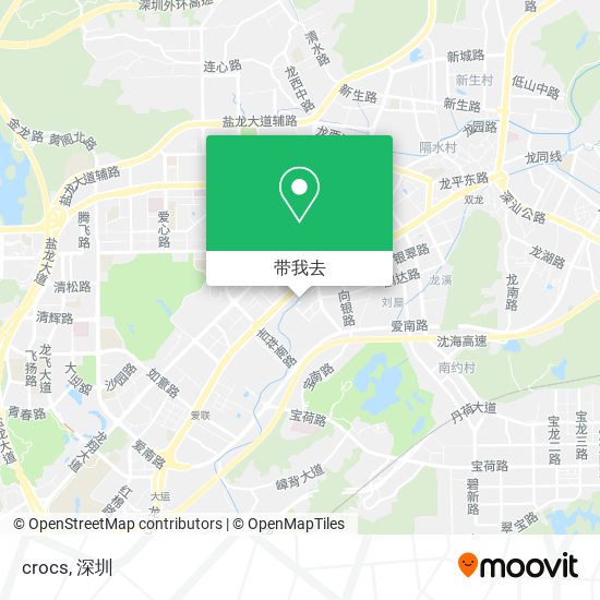crocs地图