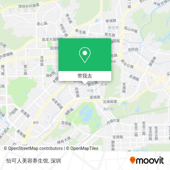 怡可人美容养生馆地图