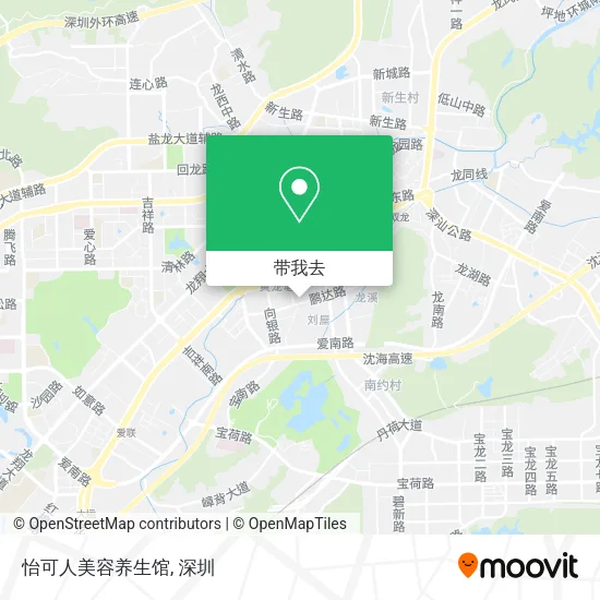 怡可人美容养生馆地图