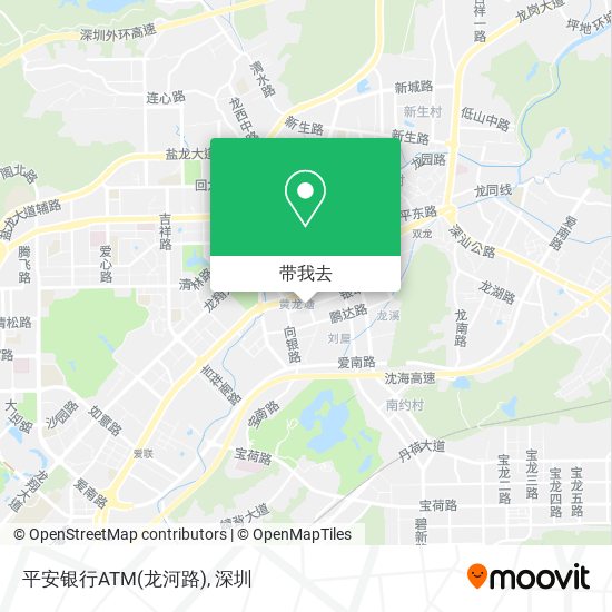 平安银行ATM(龙河路)地图