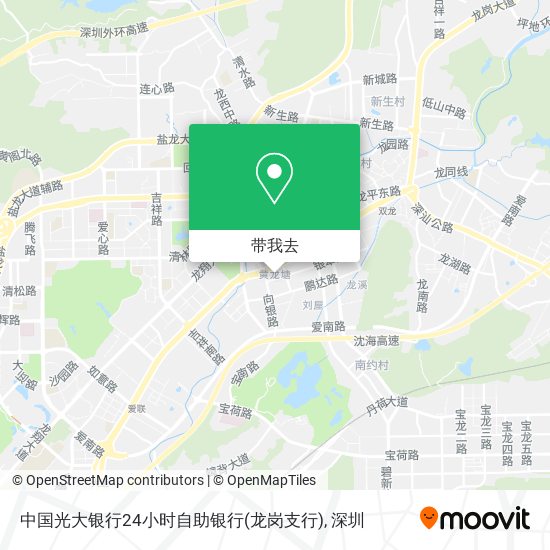 中国光大银行24小时自助银行(龙岗支行)地图
