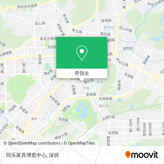 同乐家具博览中心地图