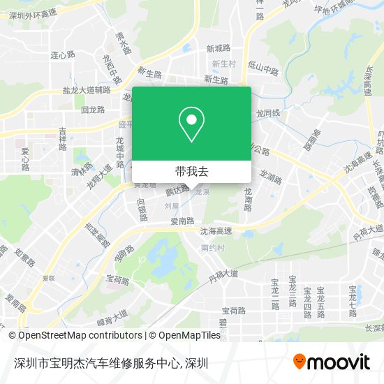 深圳市宝明杰汽车维修服务中心地图
