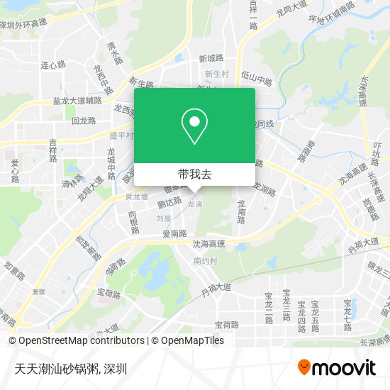 天天潮汕砂锅粥地图