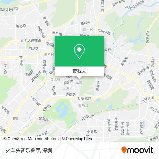 火车头音乐餐厅地图