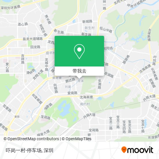 吓岗一村-停车场地图