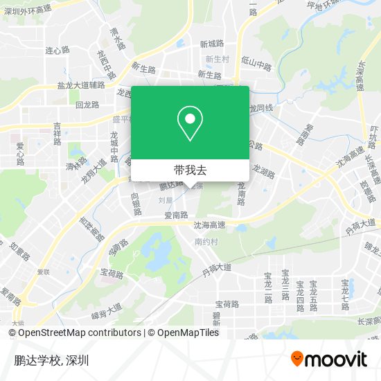 鹏达学校地图